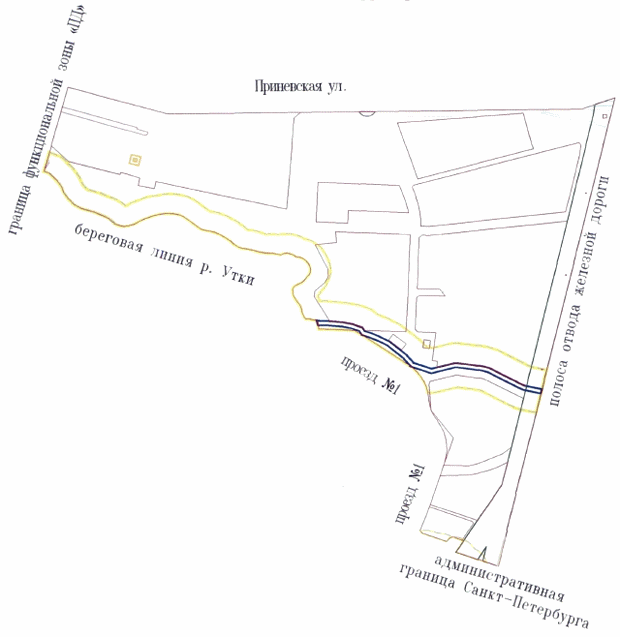 Постановление Правительства Санкт-Петербурга от 26.11.2014 N 1076 "Об утверждении проекта планировки с проектом межевания территории, ограниченной береговой линией р.Утки, границей функциональной зоны "ПД", Приневской ул., полосой отвода железной дороги, административной границей Санкт-Петербурга, проездом N 1, в Невском районе"