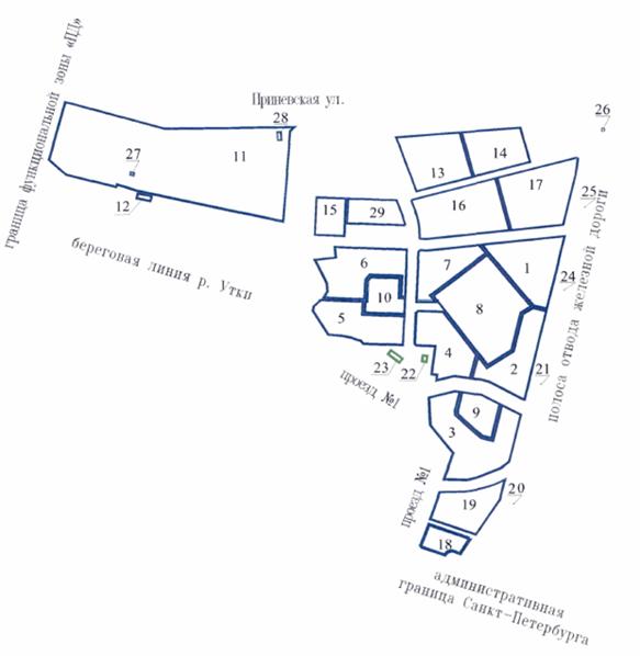 Постановление Правительства Санкт-Петербурга от 26.11.2014 N 1076 "Об утверждении проекта планировки с проектом межевания территории, ограниченной береговой линией р.Утки, границей функциональной зоны "ПД", Приневской ул., полосой отвода железной дороги, административной границей Санкт-Петербурга, проездом N 1, в Невском районе"