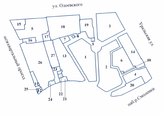 Постановление Правительства Санкт-Петербурга от 18.12.2014 N 1146 "Об утверждении проекта планировки с проектом межевания территории, ограниченной ул.Одоевского, Уральской ул., наб.р.Смоленки, межквартальным проездом, в Василеостровском районе"