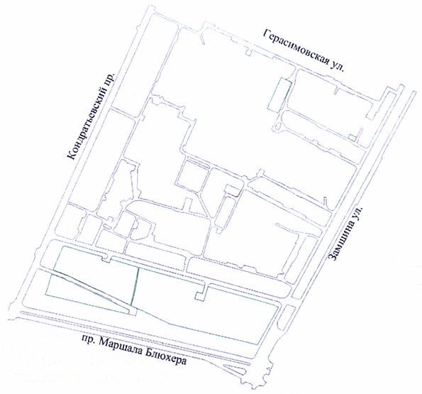 Постановление Правительства Санкт-Петербурга от 22.12.2014 N 1223 "Об утверждении проекта планировки с проектом межевания территории, ограниченной Герасимовской ул., Замшиной ул., пр.Маршала Блюхера, Кондратьевским пр., в Калининском районе"