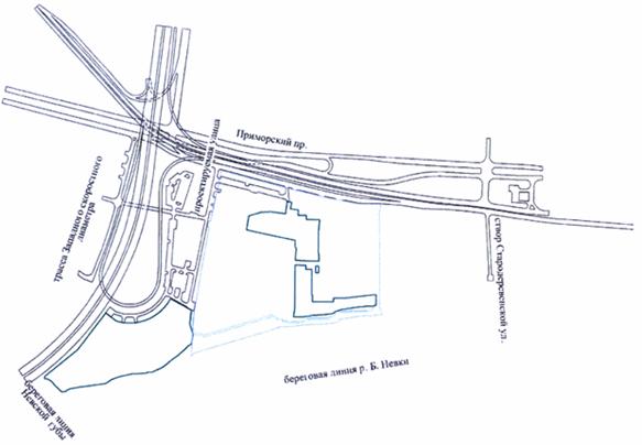 Постановление Правительства Санкт-Петербурга от 22.12.2014 N 1225 "Об утверждении проекта планировки с проектом межевания территории, ограниченной трассой Западного скоростного диаметра, Приморским пр., створом Стародеревенской ул., береговой линией р.Б.Невки, береговой линией Невской губы, в Приморском районе"