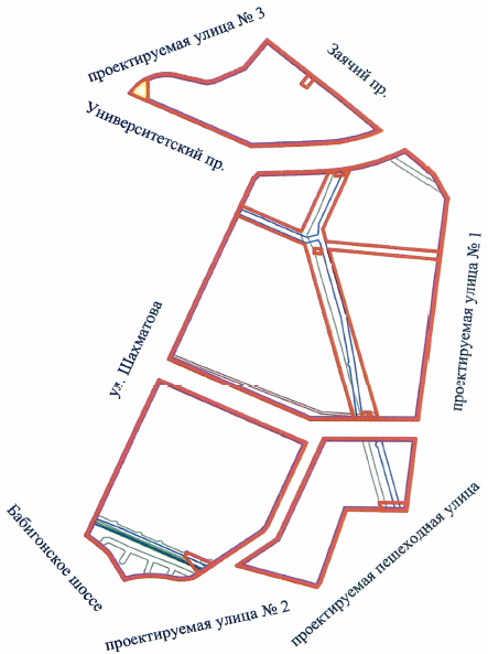 Постановление Правительства Санкт-Петербурга от 25.09.2018 N 758 "Об утверждении проекта планировки с проектом межевания территории, ограниченной Бабигонским шоссе, ул.Шахматова, Университетским пр., проектируемой улицей N 3, Заячим пр., проектируемой улицей N 1, проектируемой пешеходной улицей, проектируемой улицей N 2, в Петродворцовом районе"