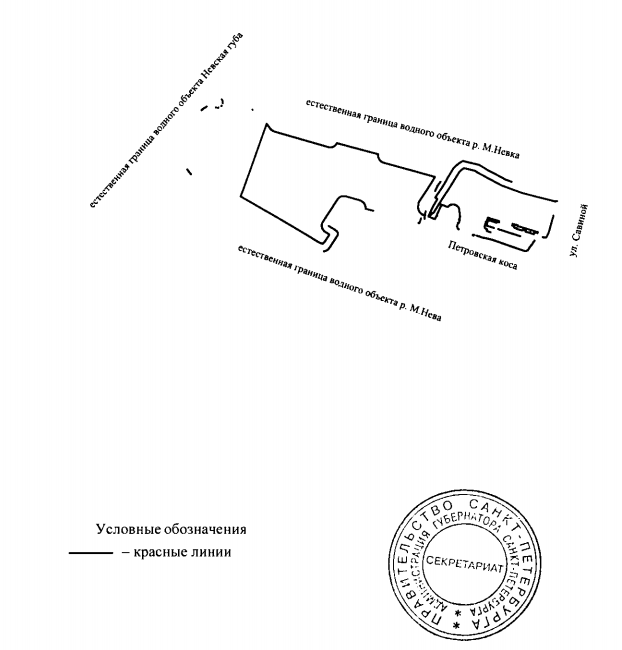 Постановление Правительства Санкт-Петербурга от 18.12.2025 N 1007 "О внесении изменений в постановление Правительства Санкт-Петербурга от 17.08.2011 N 1264 и утверждении проекта межевания территории квартала 3, ограниченной естественной границей водного объекта р. М. Нева, естественной границей водного объекта Невская губа, естественной границей водного объекта р. М. Невка, ул. Савиной, Петровской косой, в Петроградском районе, расположенной в границах территории исторического поселения федерального значения город Санкт-Петербург". Рис. 1