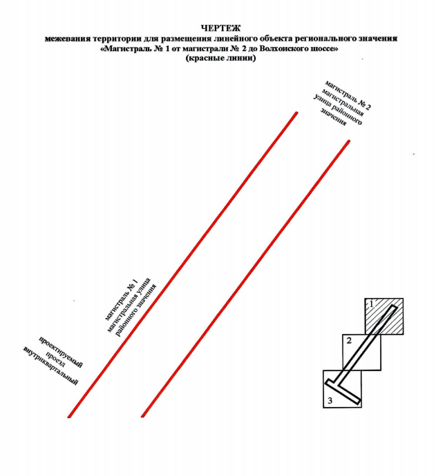 Постановление Правительства Санкт-Петербурга от 18.03.2026 N 153 "Об утверждении проекта планировки с проектом межевания территории для размещения линейного объекта регионального значения "Магистраль N 1 от магистрали N 2 до Волхонского шоссе". Рис. 7