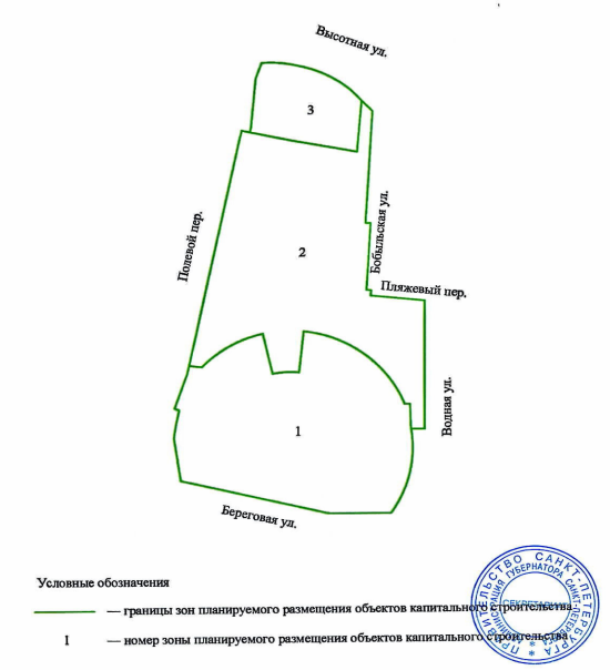 Постановление Правительства Санкт-Петербурга от 05.05.2026 N 275 "Об утверждении проекта планировки с проектом межевания территории, ограниченной Высотной ул., Бобыльской ул., Пляжевым пер., Водной ул., Береговой ул., Полевым пер., в Приморском районе". Рис. 2