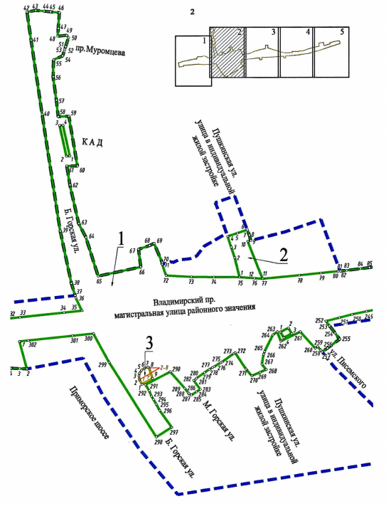 Постановление Правительства Санкт-Петербурга от 21.05.2026 N 352 "Об утверждении проекта планировки с проектом межевания территории для размещения линейных объектов регионального значения "Улица N 5 с путепроводом через Приморское шоссе от улицы N 1 до Владимирского пр., Владимирский пр. от путепровода через Приморское шоссе до магистрали N 1", "Пушкинская ул. от Владимирского пр. до КАД". Рис. 7