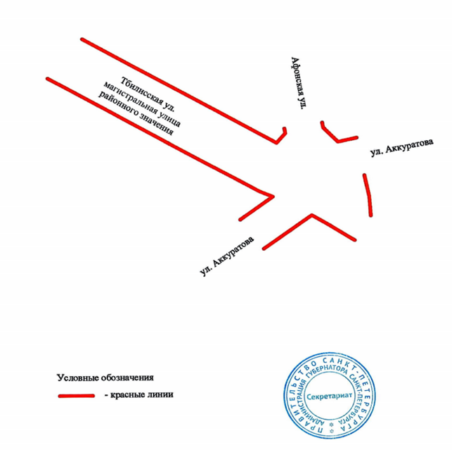 Постановление Правительства Санкт-Петербурга от 13.07.2026 N 565 "Об утверждении проекта планировки с проектом межевания территории для размещения линейного объекта регионального значения "Тбилисская ул. от Солунской ул. до ул. Аккуратова". Рис. 3