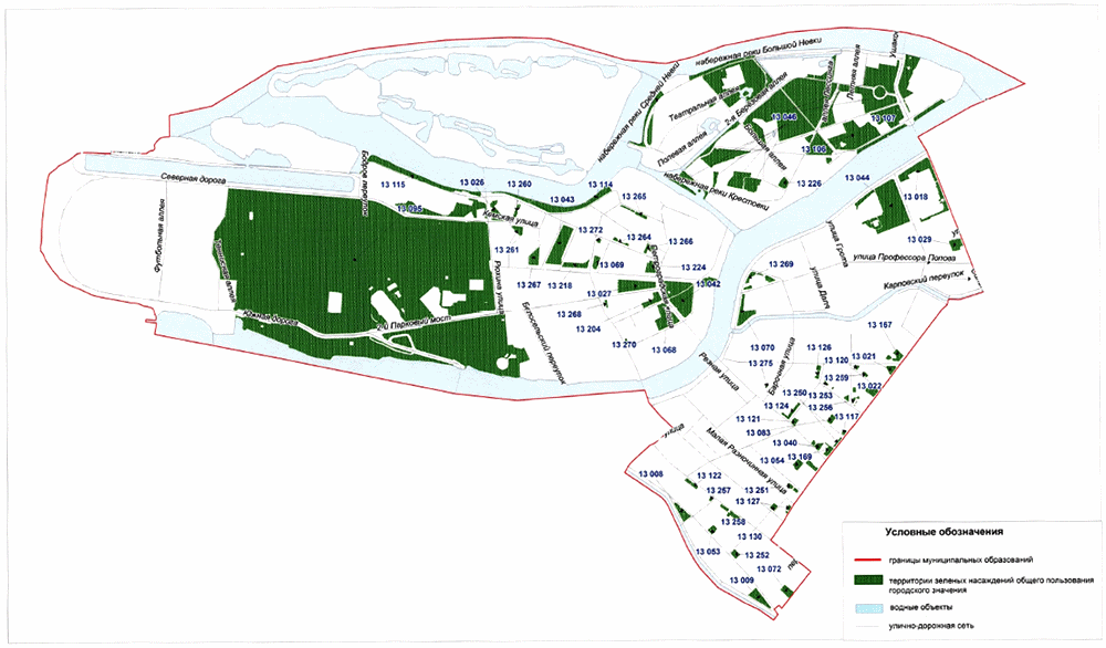 Зеленая карта санкт петербург